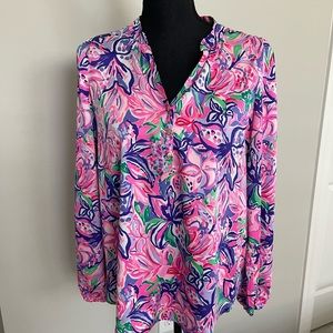 NWT Lilly Pulitzer Marvell’s Top “Isn’t She Lilly” Sz S